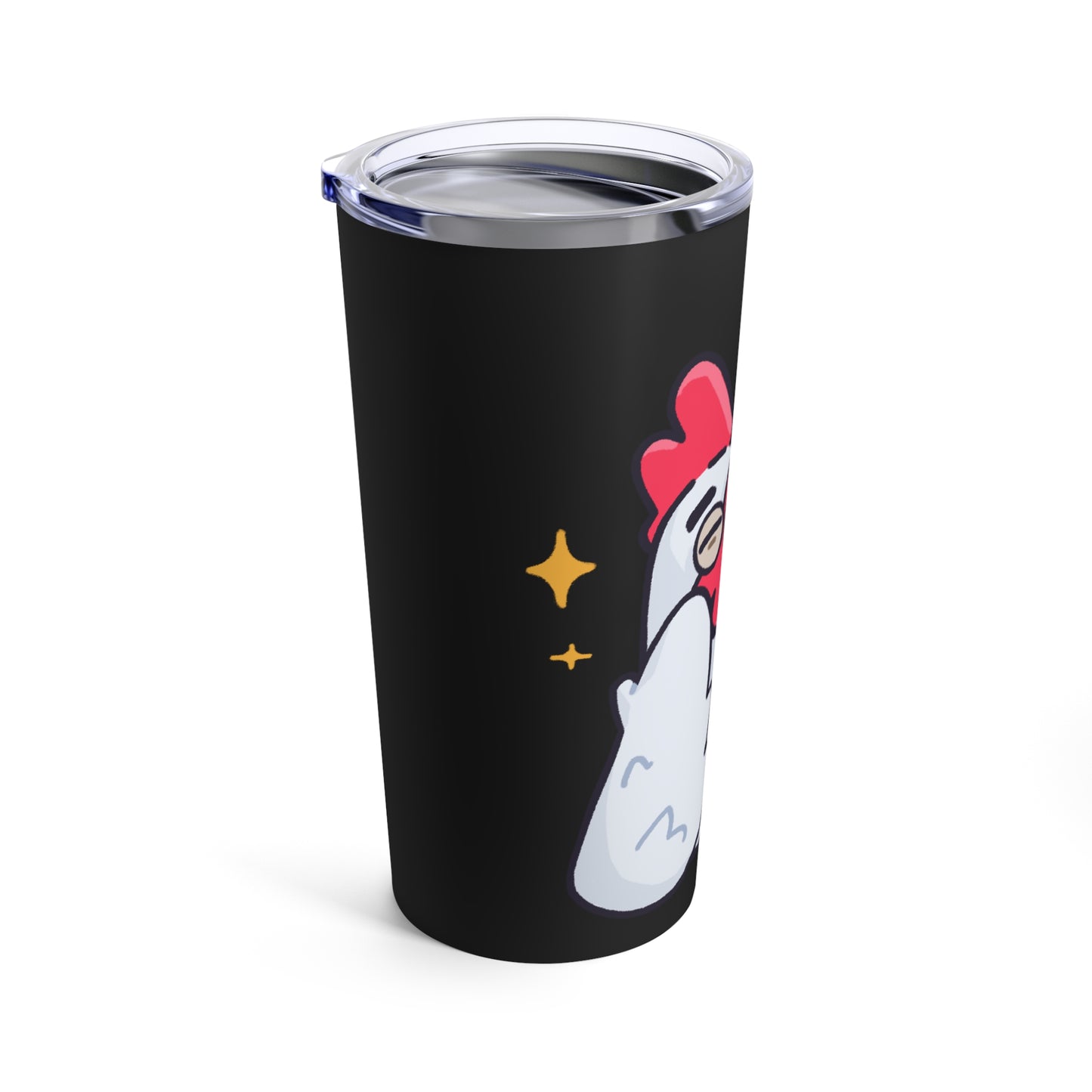 Tumbler 20oz COQ INU (0x420 Shop) on Black Background #Feels Good Head by Gravy