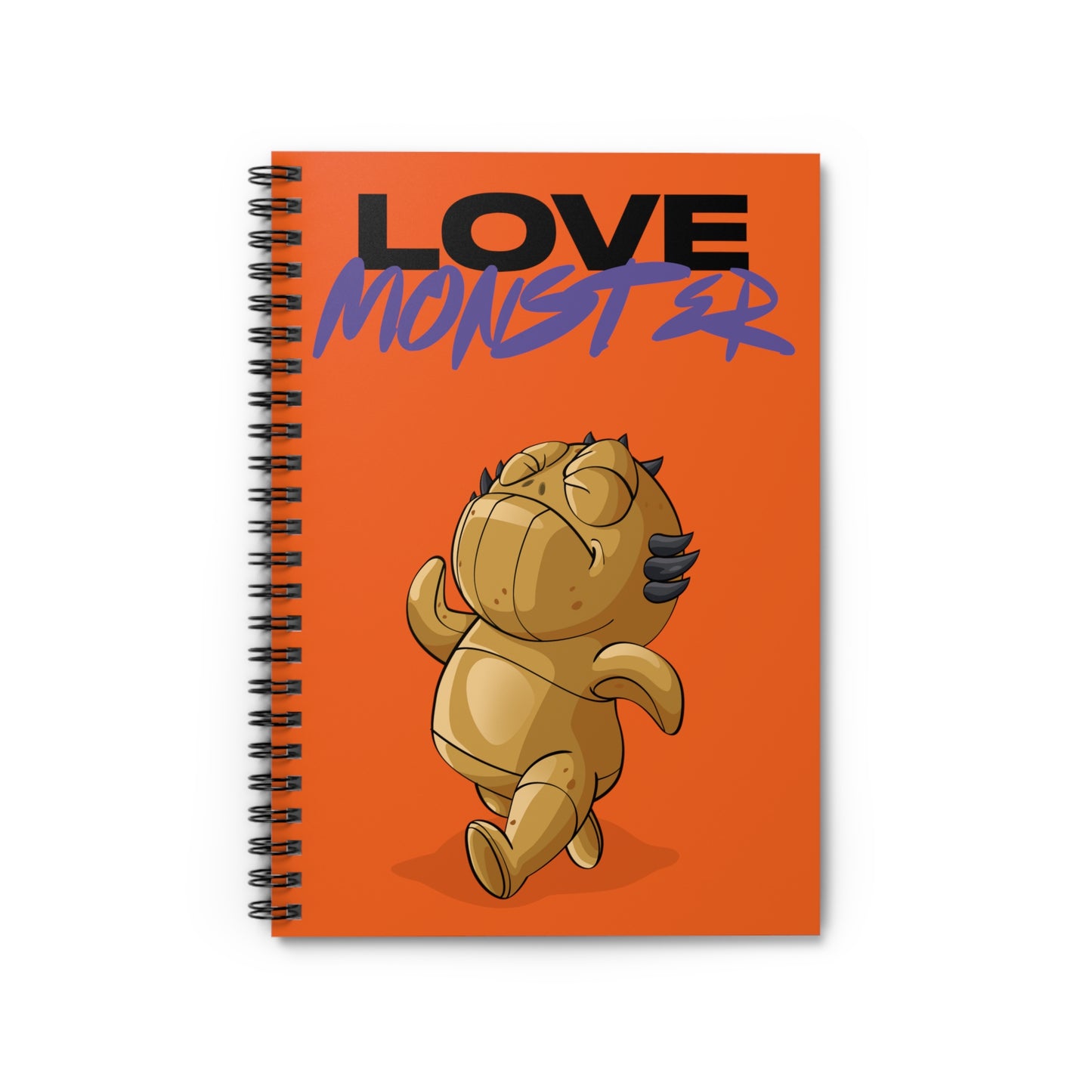 Spiral Notebook - Ruled Line Love Monster Patrick