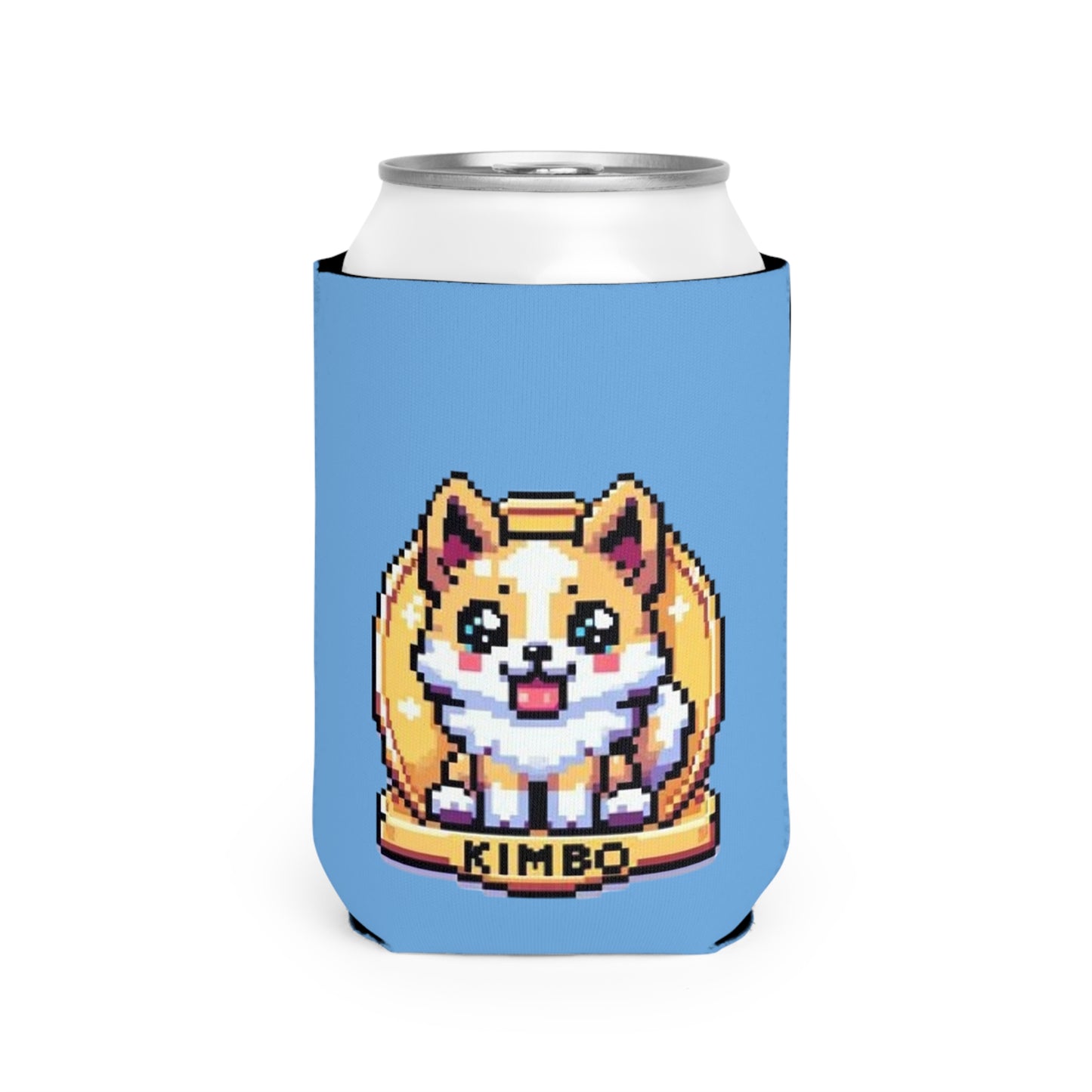 KIMBO Light Blue Can Cooler Sleeve COQ INU 0x420 #KIMBO Gold By Nifty