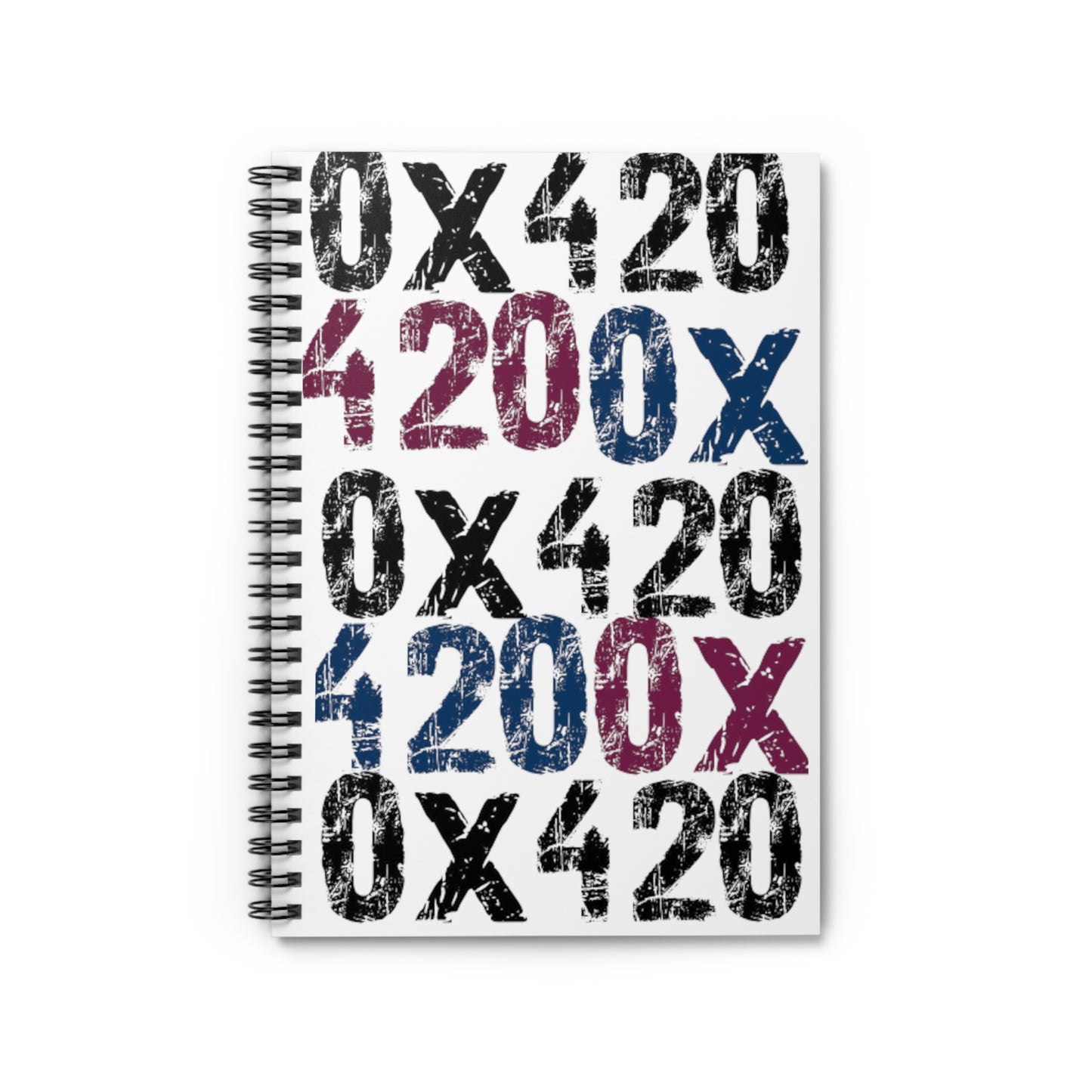 Spiral Notebook - Ruled Line COQ INU 0x420 by Nifty