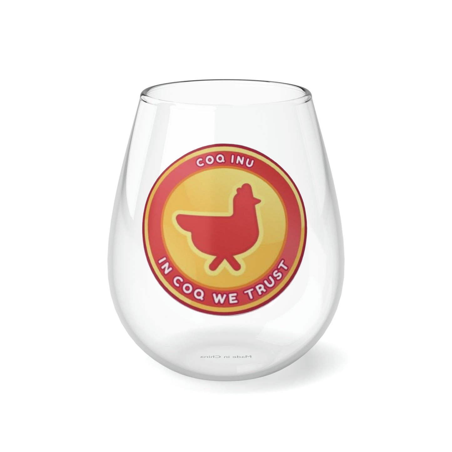 COQ INU Stemless Wine Glass, 11.75oz