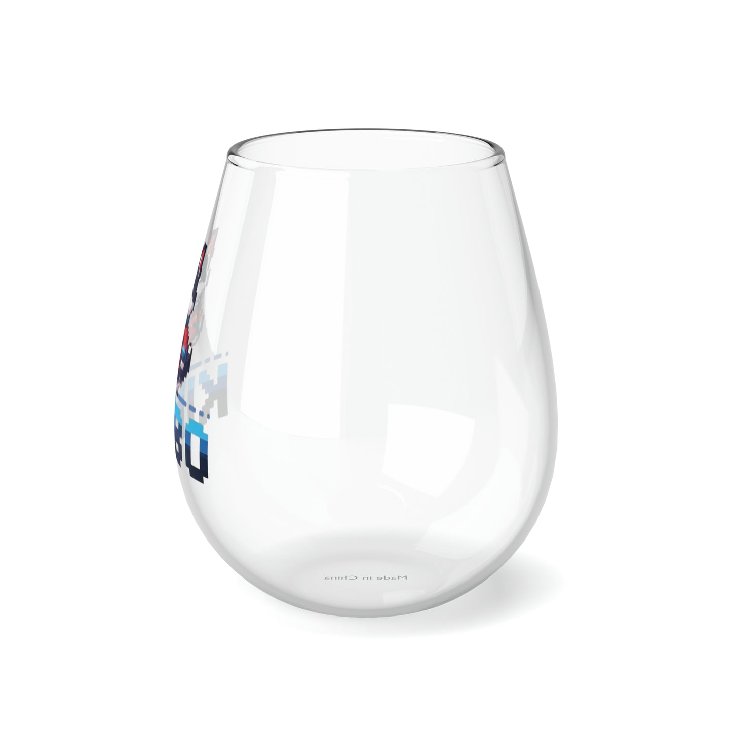 KIMBO Stemless Wine Glass, 11.75oz  (COQ INU 0x420 shop) #KIMBO Blue By Nifty