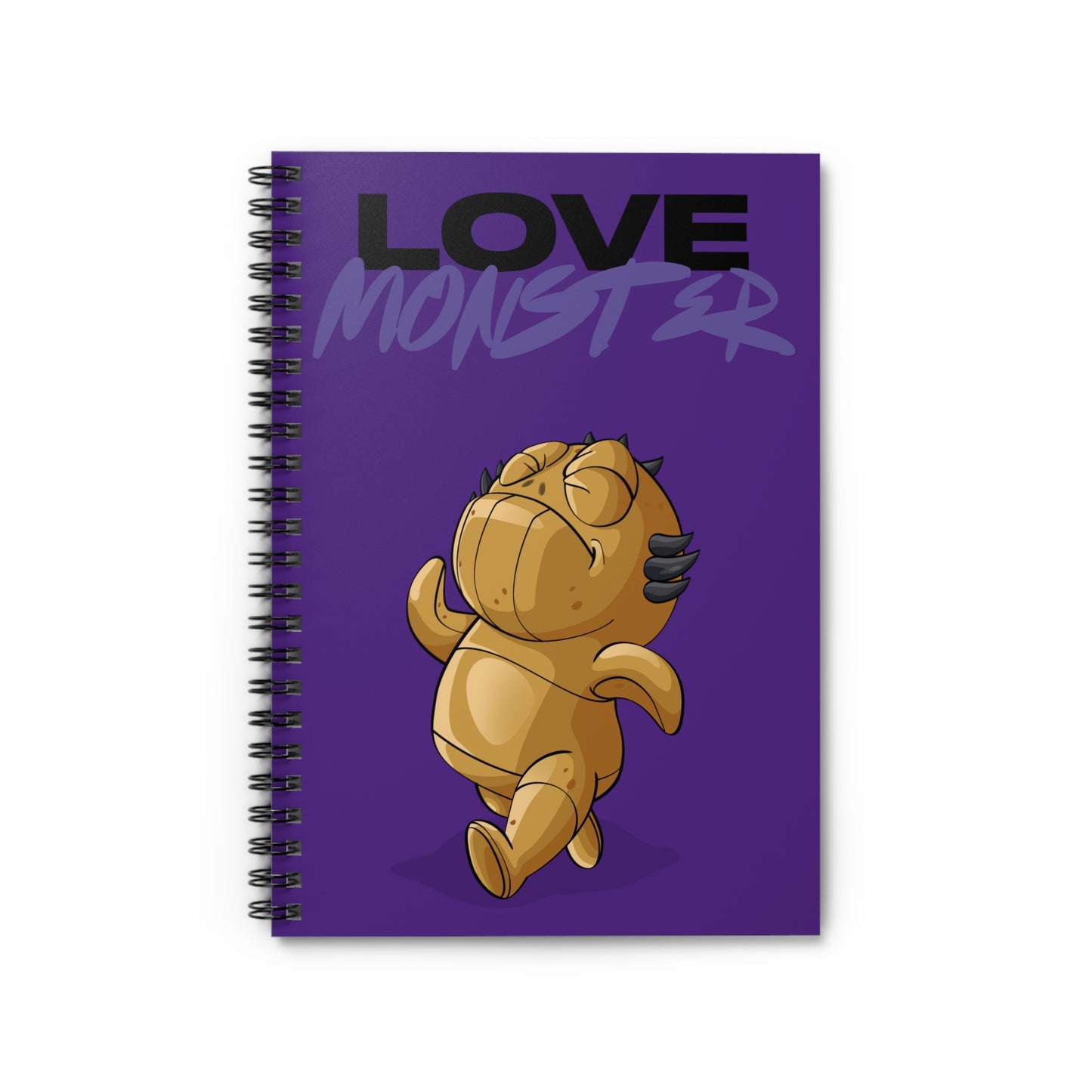 Spiral Notebook - Ruled Line Love Monster Patrick