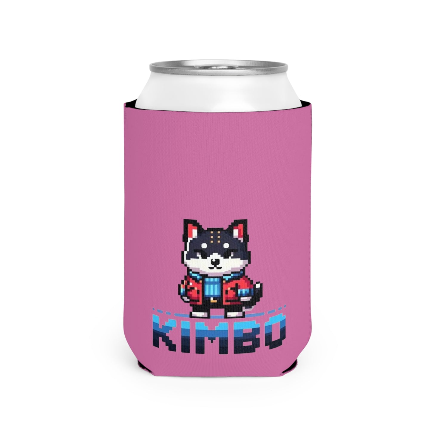 KIMBO Pink Can Cooler Sleeve COQ INU 0x420 #KIMBO Blue By Nifty