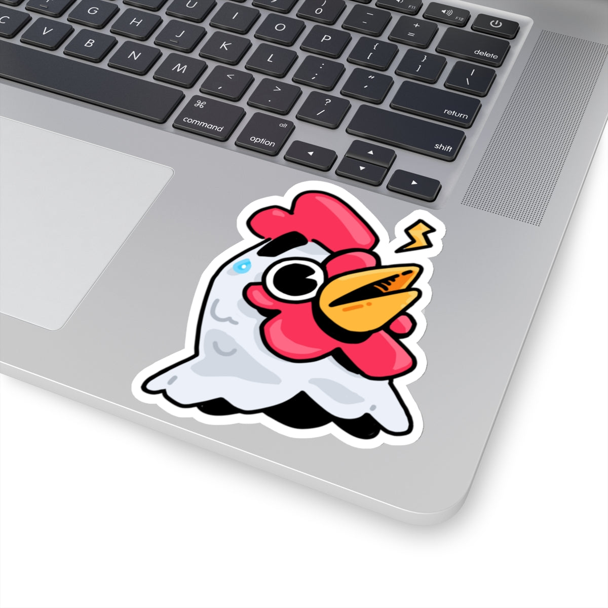 Gravy Fan Art COQ Head Whistle Sticker, Funny Chicken (Chikn)