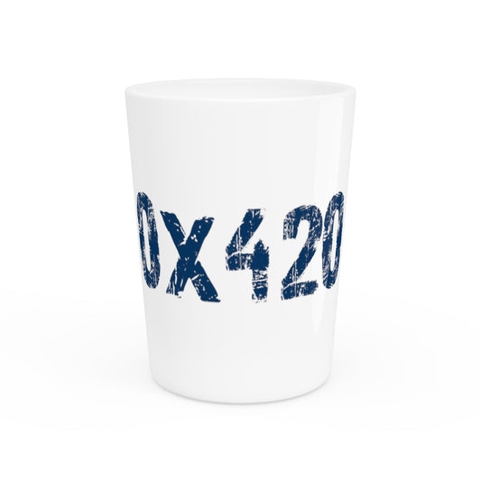 Shot Glass Fan Art COQ INU Navy 0x420 by Nifty