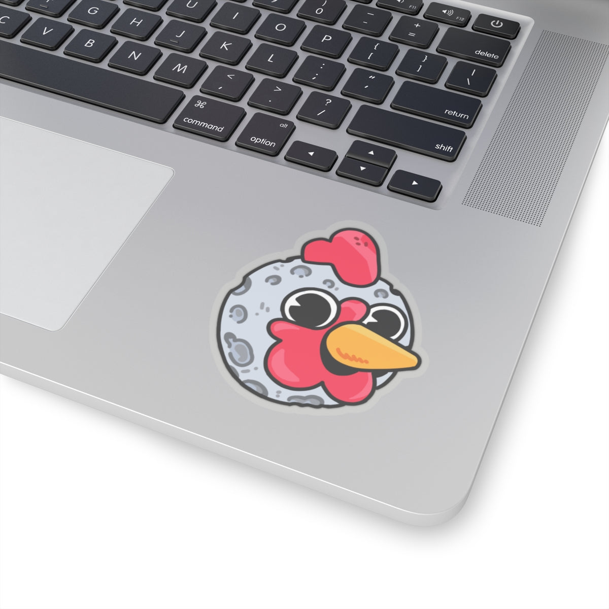 Gravy Fan Art COQ Head Moon Sticker Funny Chicken (Chikn)