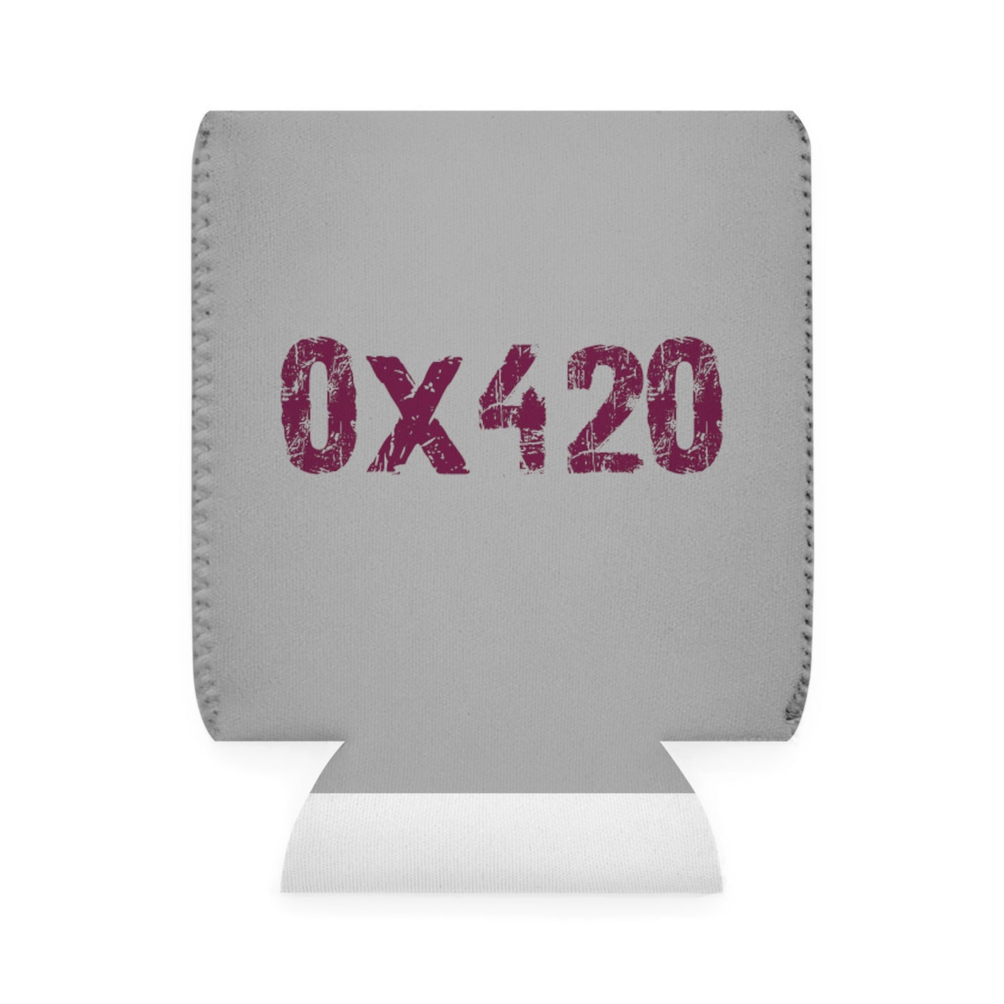 Can Cooler Sleeve Fan Art COQ INU Purple Text by Nifty