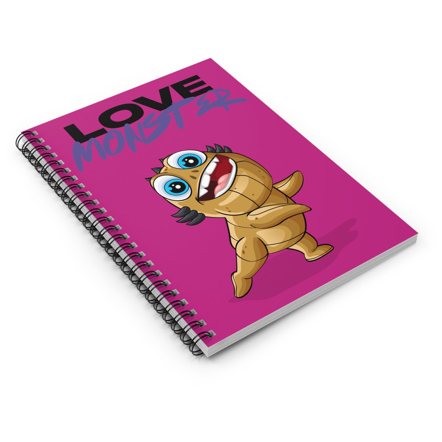 Spiral Notebook - Ruled Line Love Monster Patrick