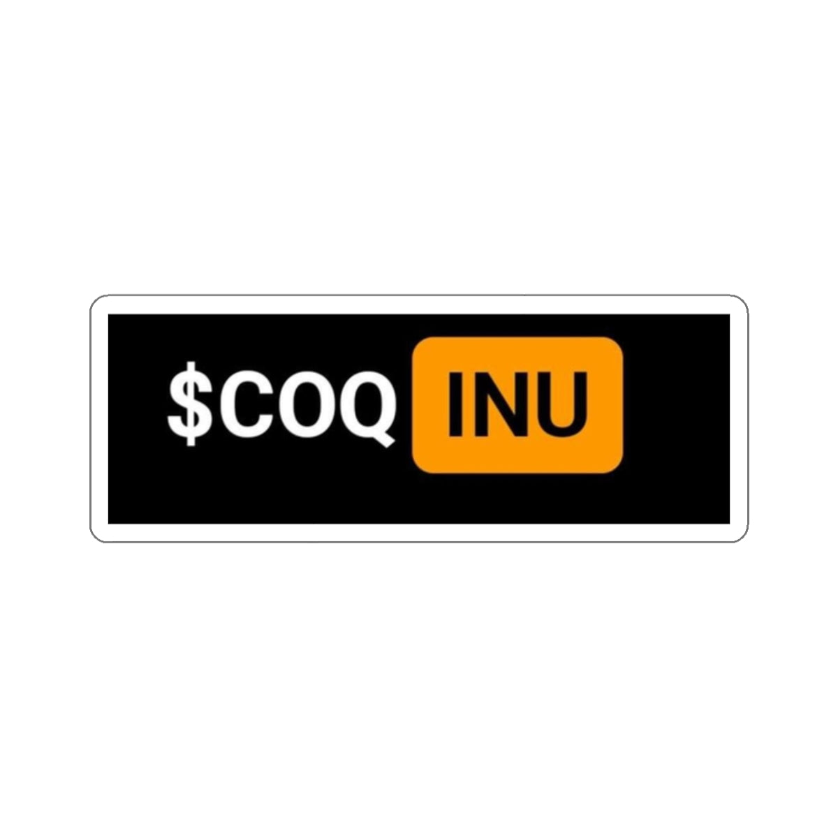 Nifty Fan Art COQ INU Alternate Logo Sticker