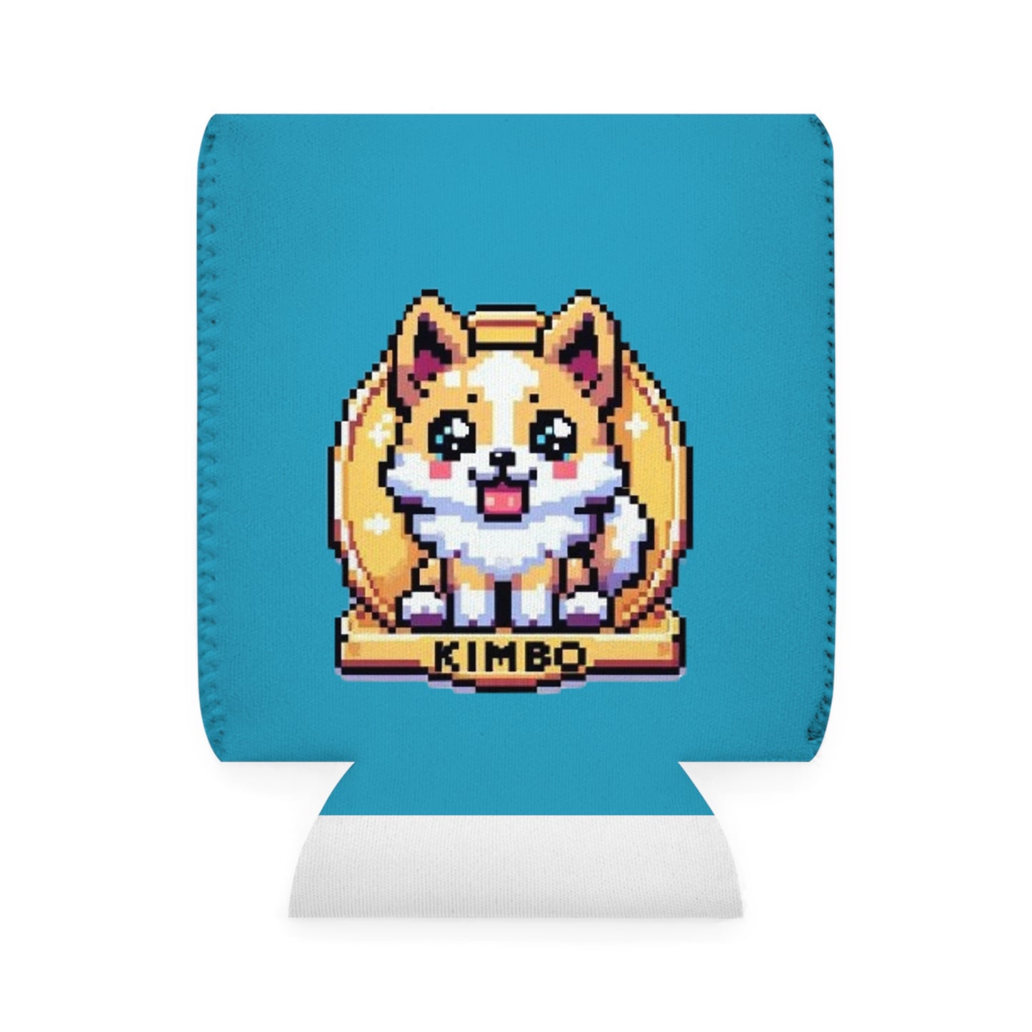 KIMBO Turquoise Can Cooler Sleeve COQ INU 0x420 #KIMBO Gold By Nifty