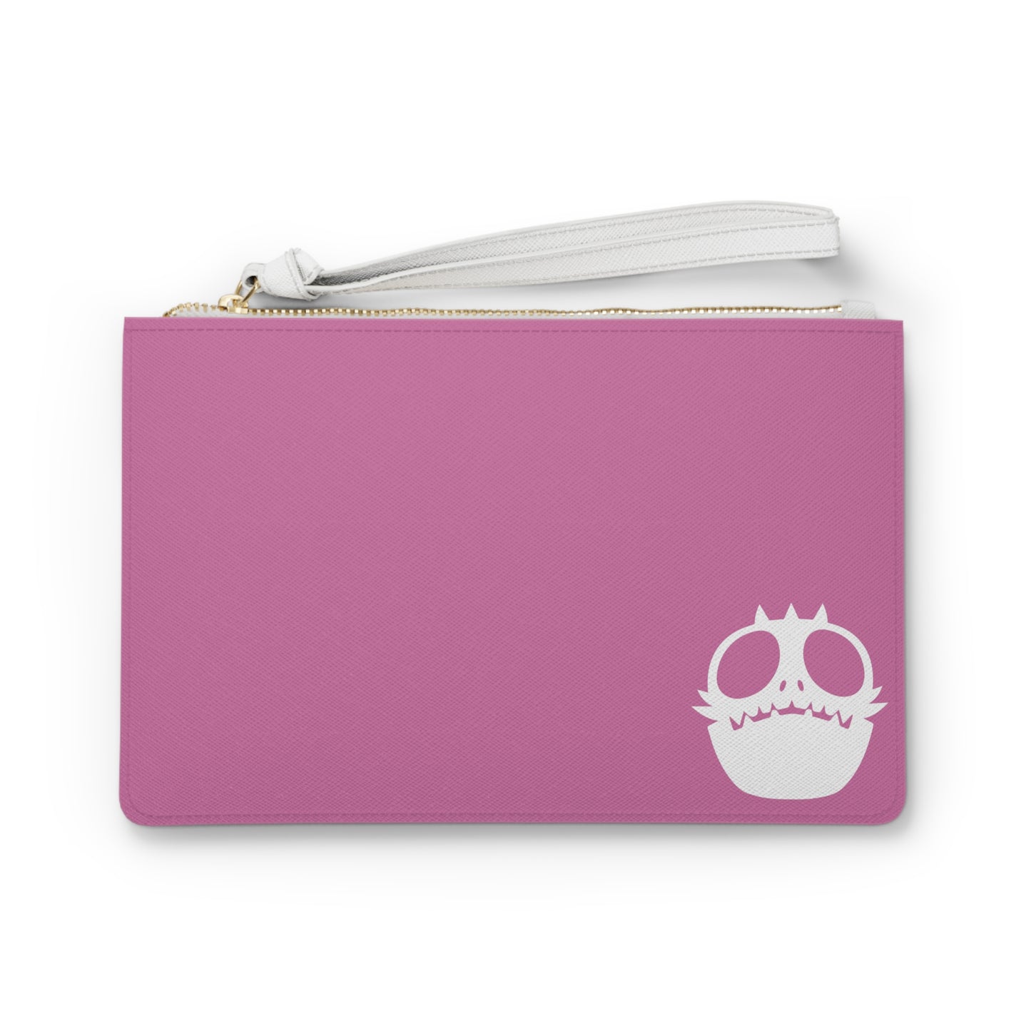 Love Monster Clutch Bag White Text Logo & Image