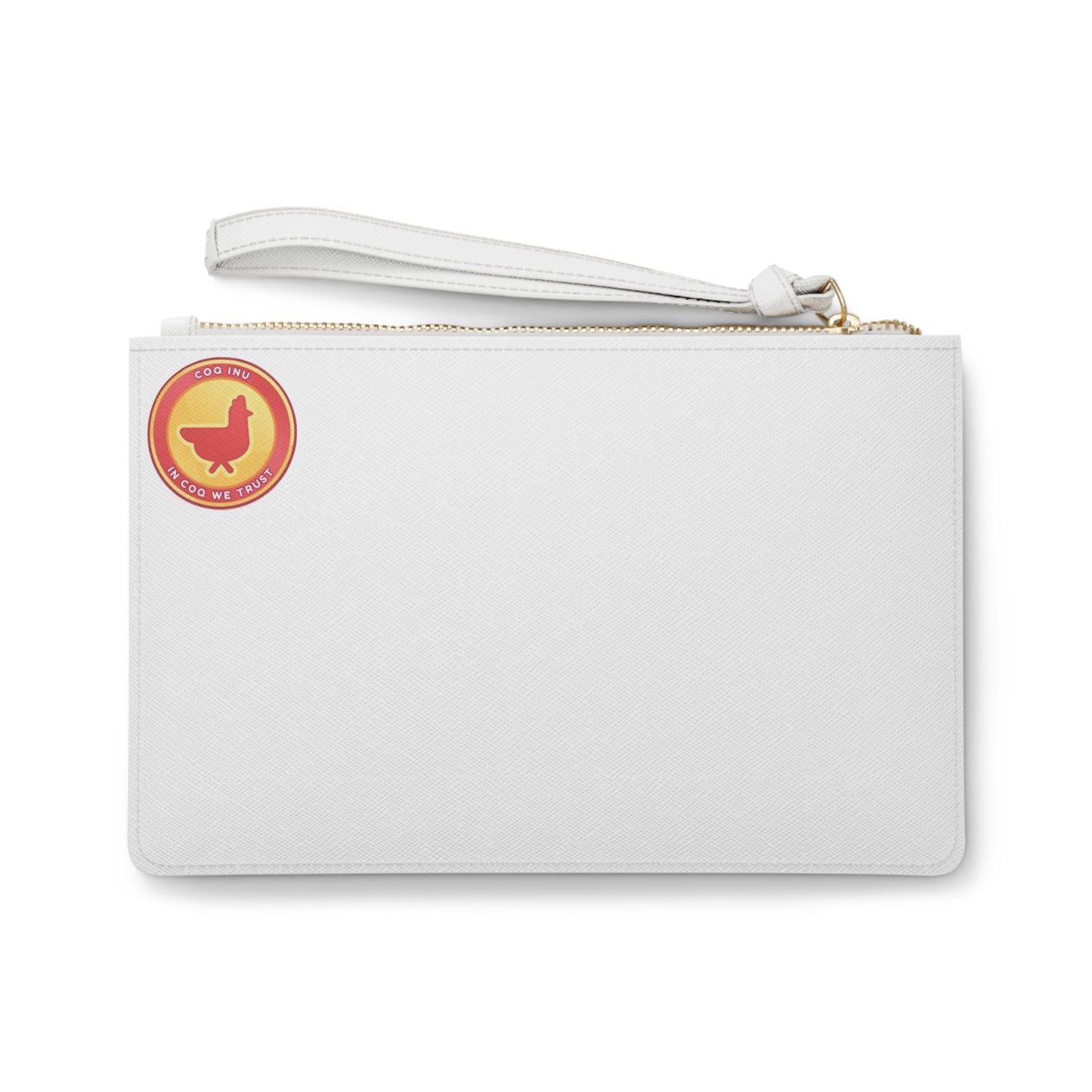 Pepe Portraits Clutch Bag on White Bag COQ INU Logo (0x420 INU Shop)  #14 by Numpty