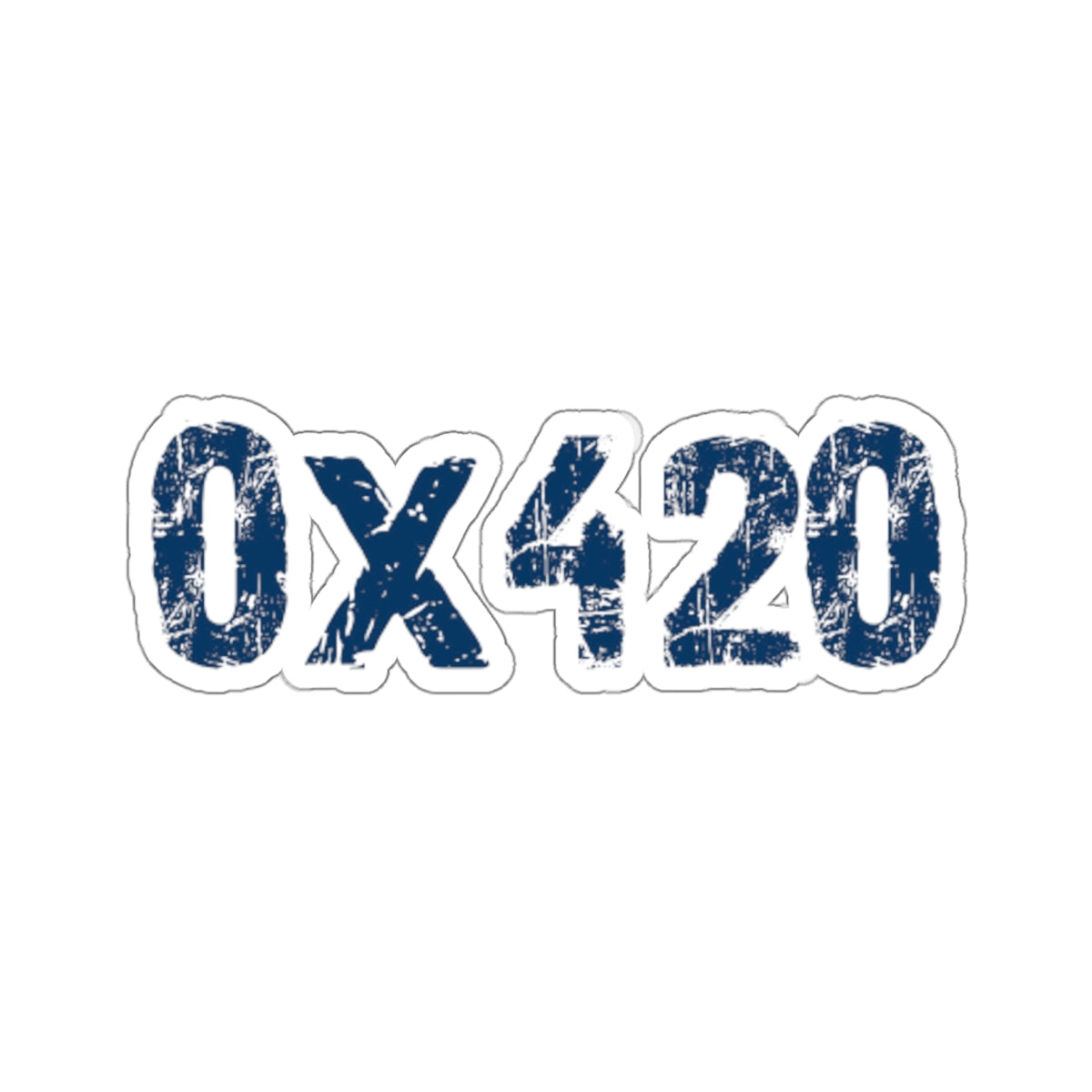 COQ INU 0x420 Navy Sticker by Nifty