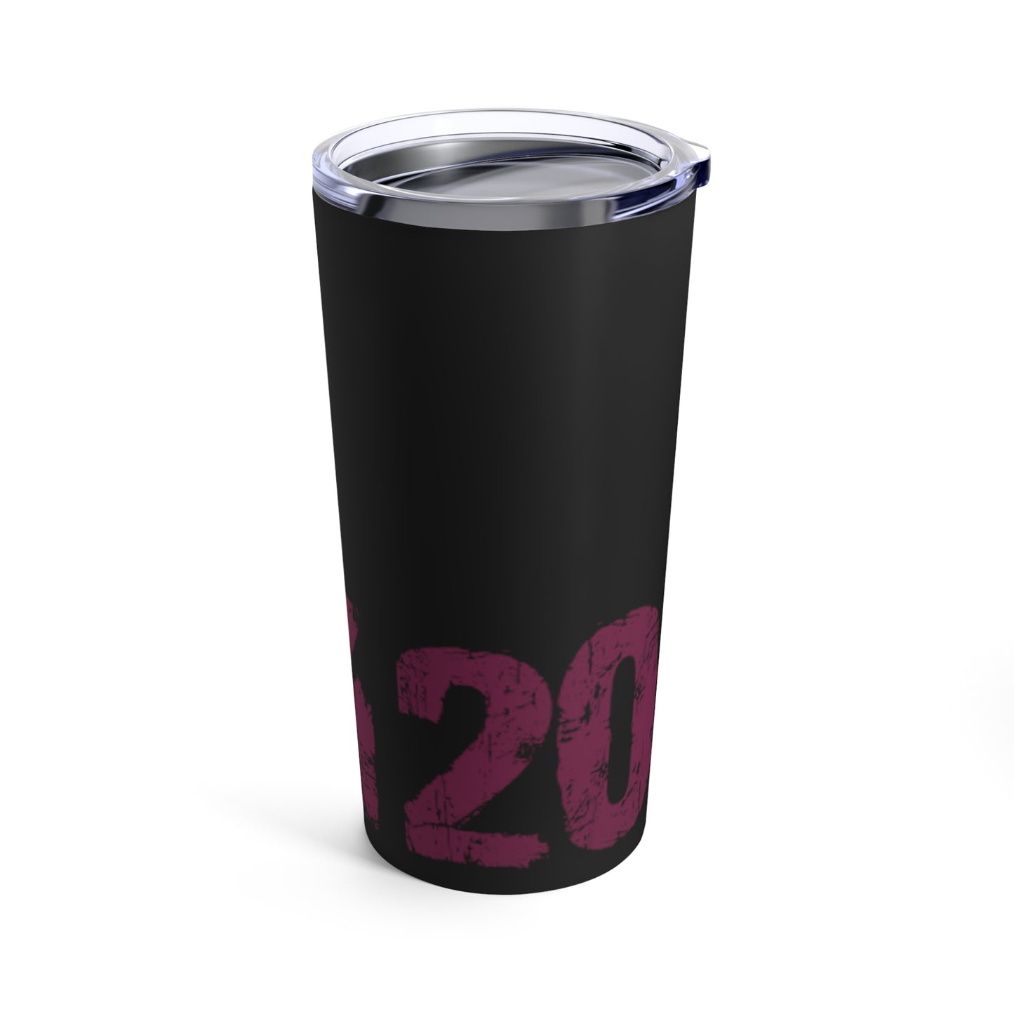 Tumbler 20oz 0x420 COQ INU Purple Text over Black by Nifty