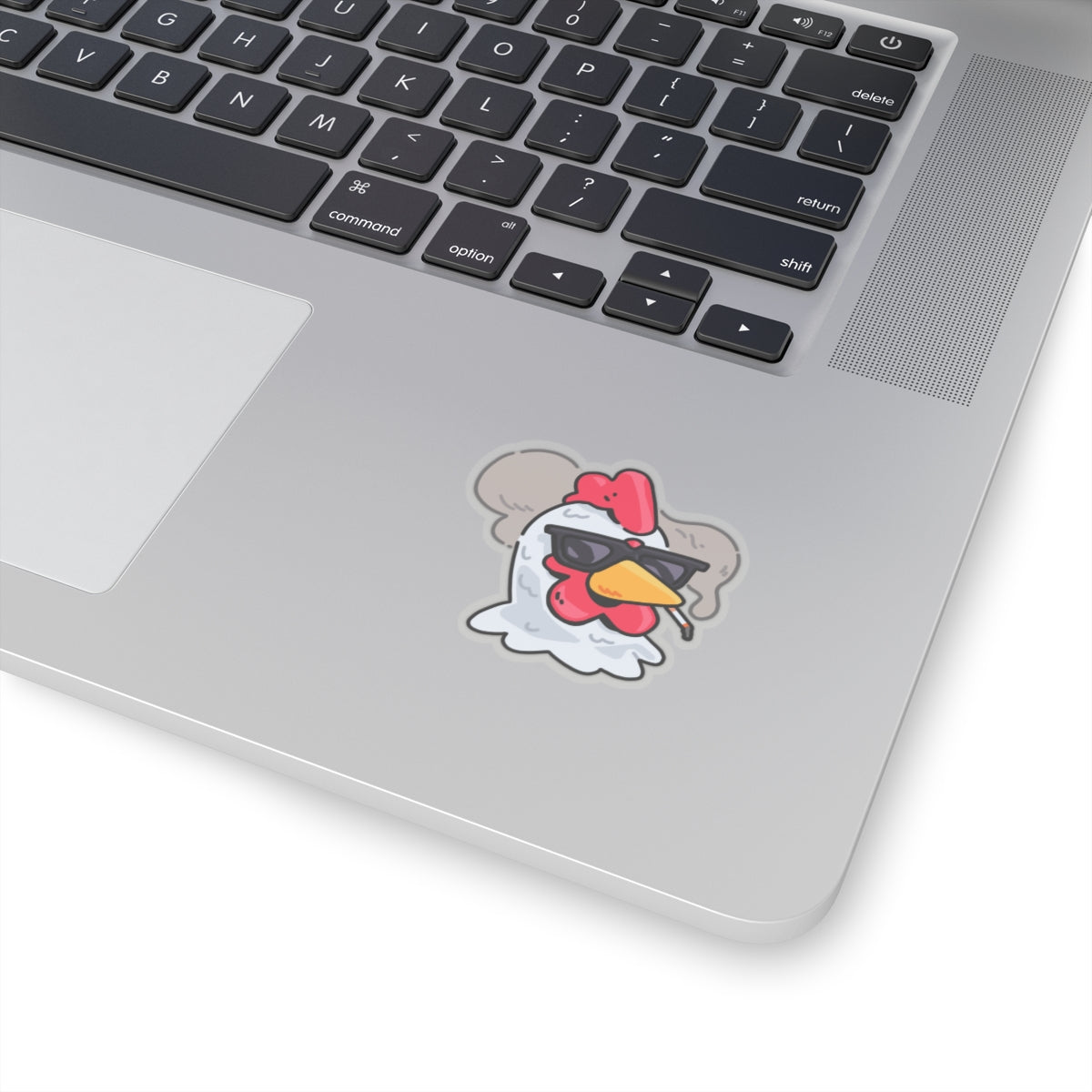 Gravy Fan Art COQ Head Smoking Sticker Funny Chicken (Chikn)