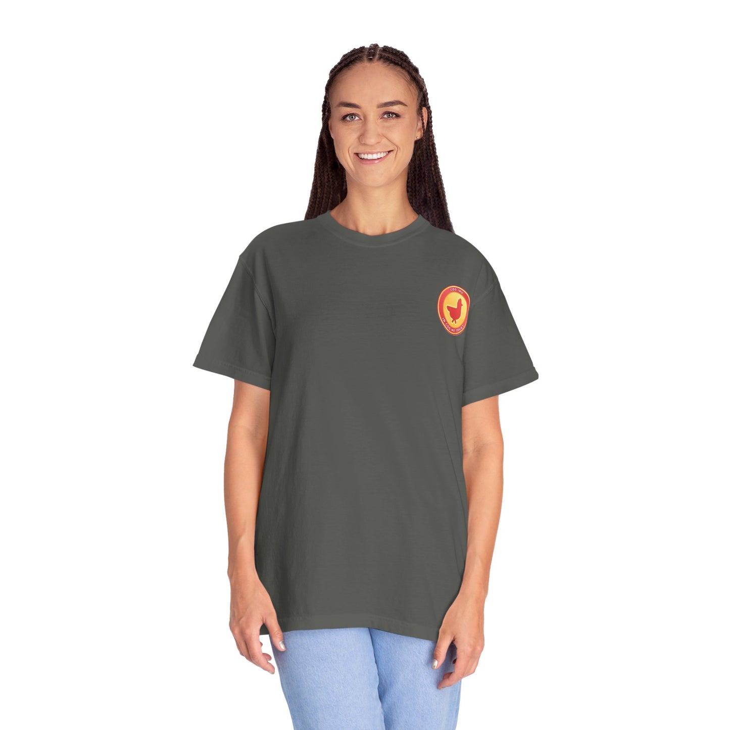 COQ INU Unisex Garment-Dyed T-shirt