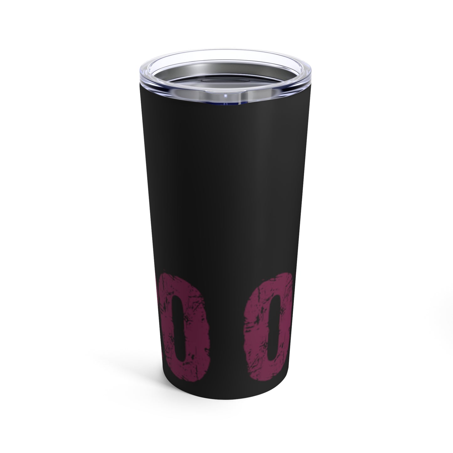 Tumbler 20oz 0x420 COQ INU Purple Text over Black by Nifty