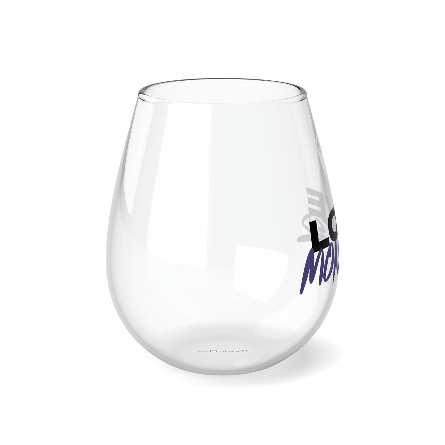 Love Monster Stemless Wine Glass, 11.75oz