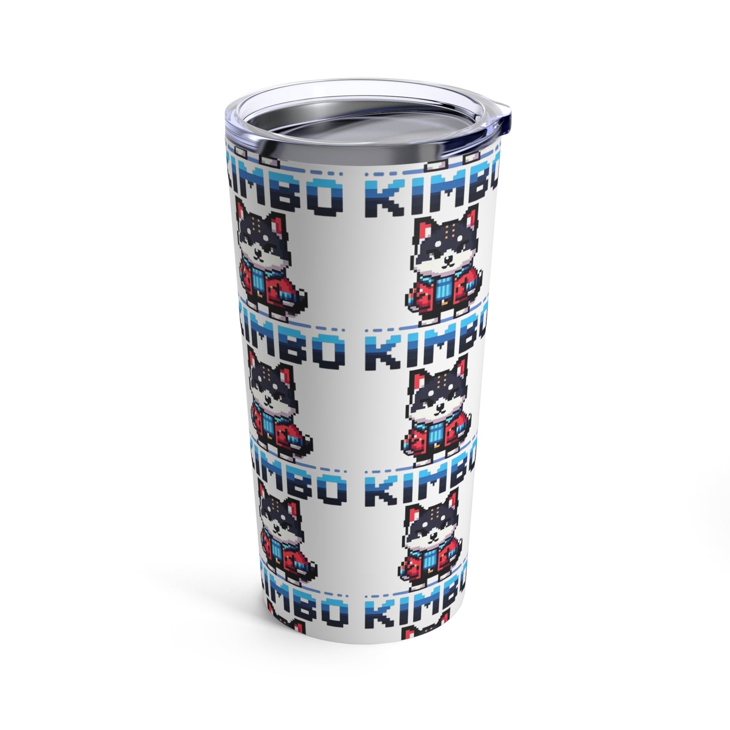 KIMBO Tumbler 20oz COQ INU (0x420 Shop) on White Background #KIMBO Blue By Nifty