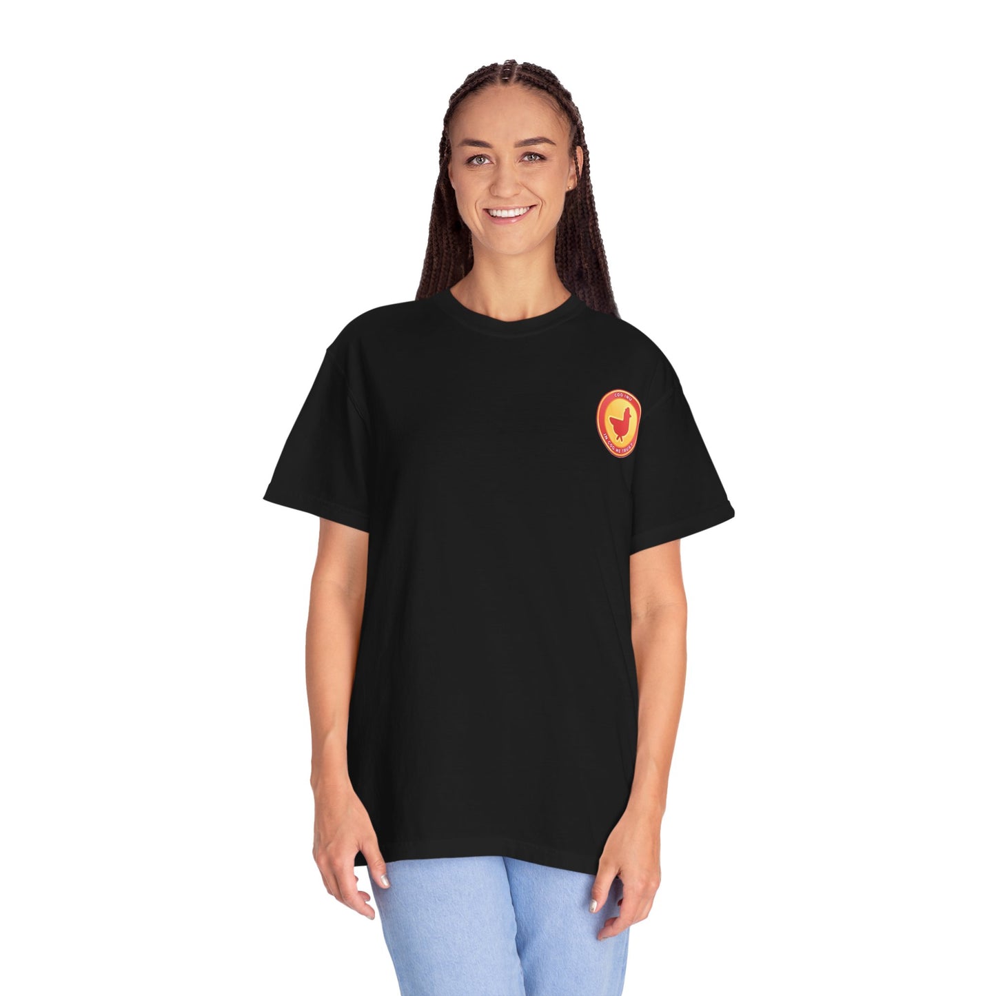 COQ INU Unisex Garment-Dyed T-shirt