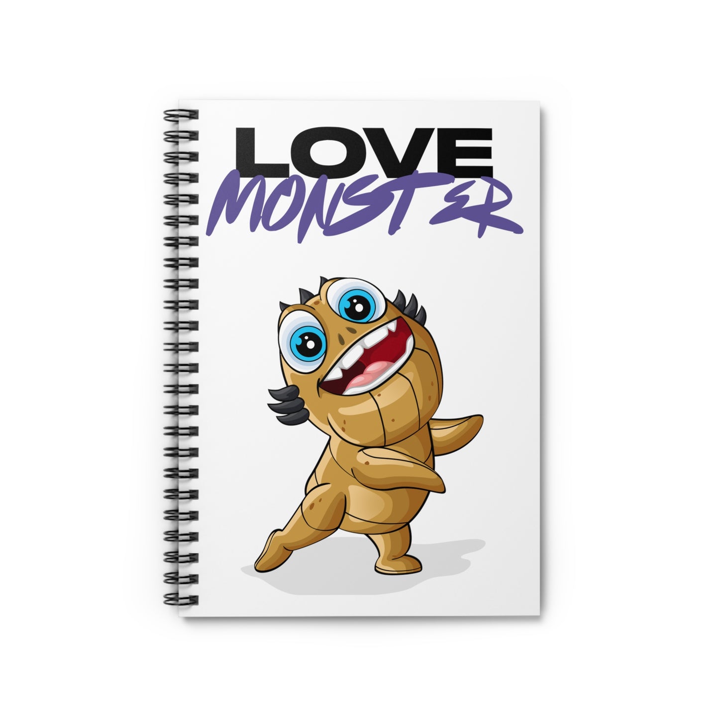 Spiral Notebook - Ruled Line Love Monster Patrick