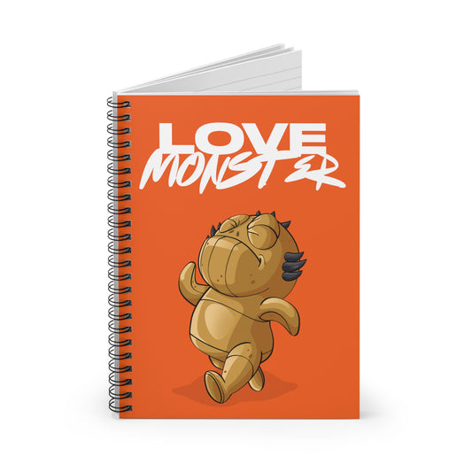 Spiral Notebook - Ruled Line Love Monster Patrick White Logo Text