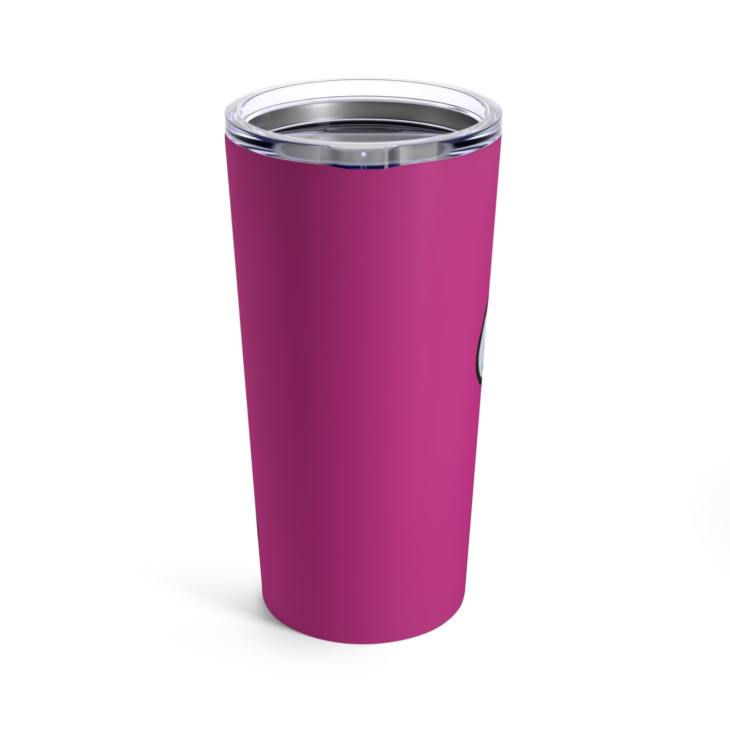 Gravy Fan Art Tumbler 20oz COQ Salute Head (0x420 Shop) on Hot Pink Background