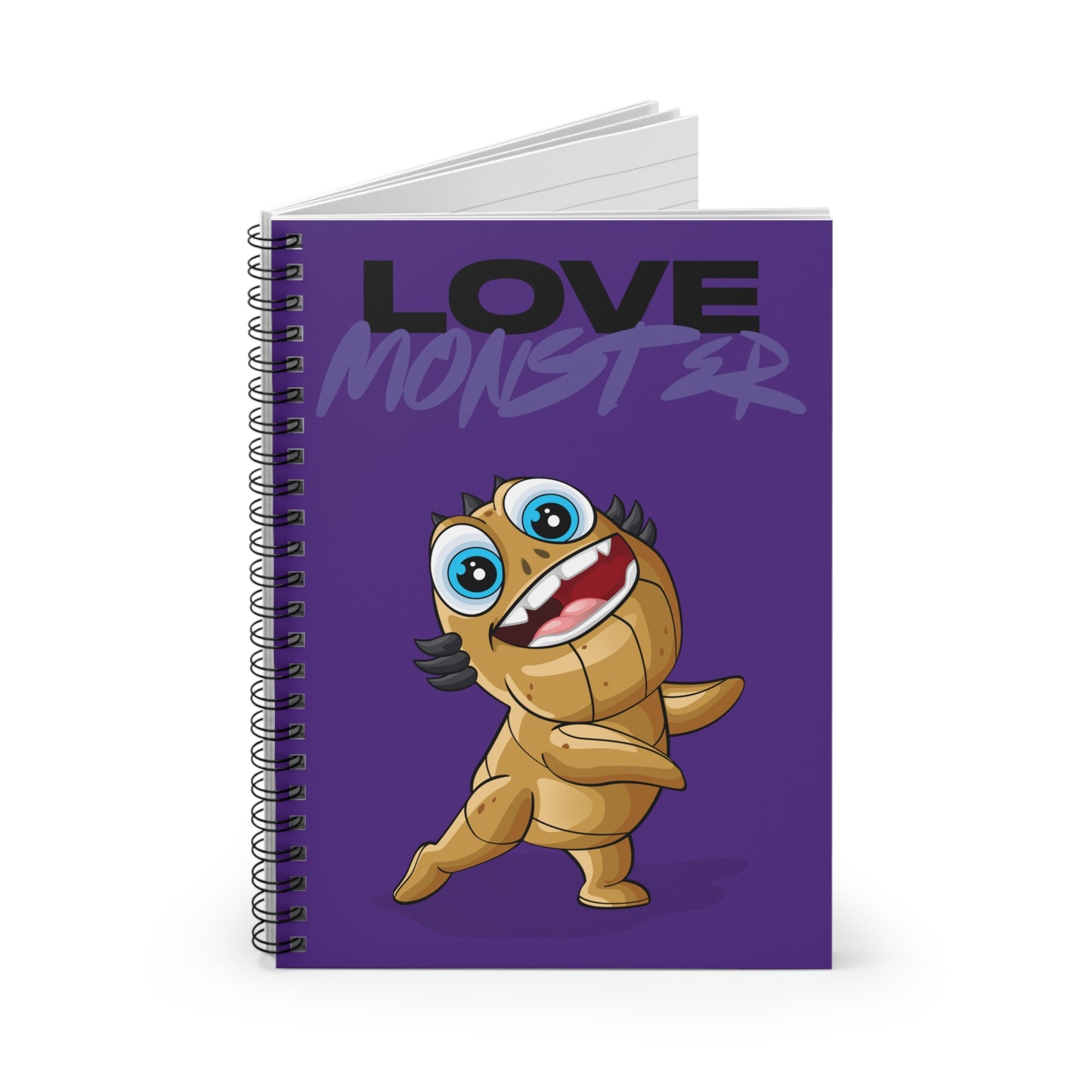 Spiral Notebook - Ruled Line Love Monster Patrick