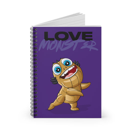 Spiral Notebook - Ruled Line Love Monster Patrick