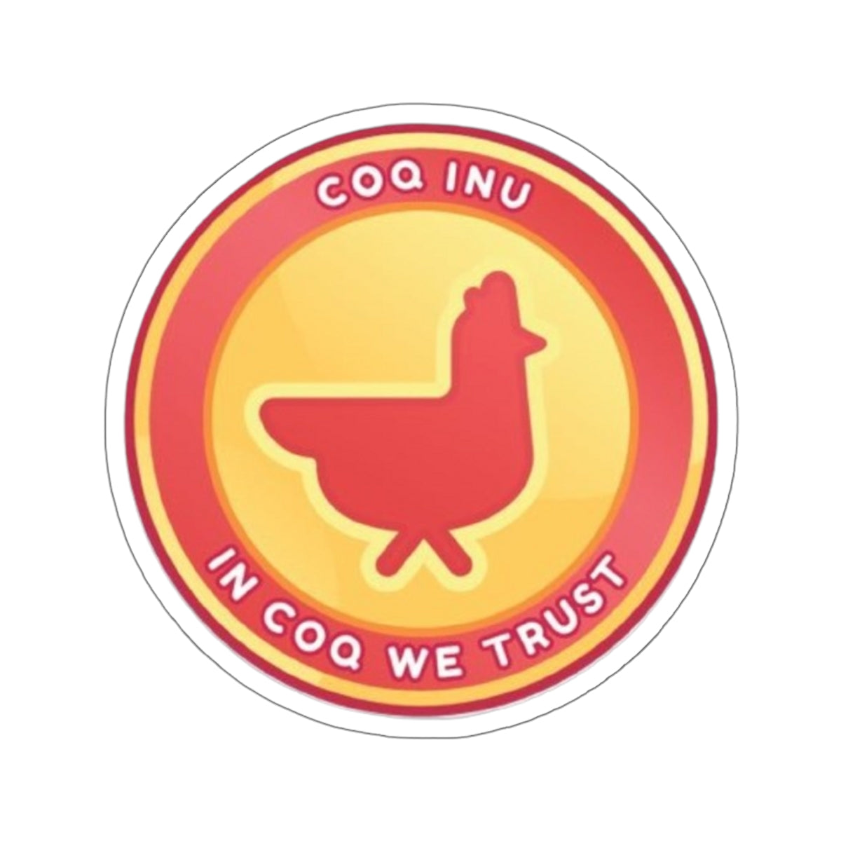 COQ INU Sticker