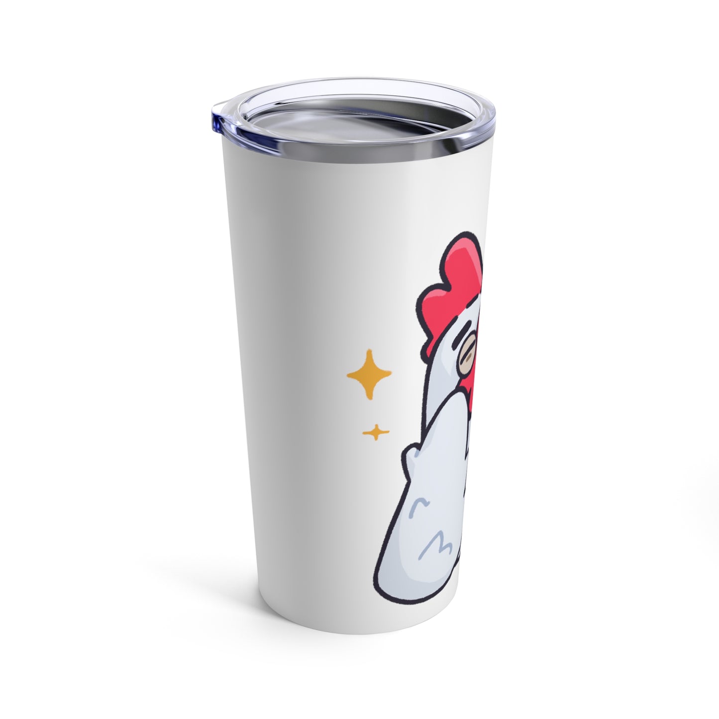 Tumbler 20oz COQ INU (0x420 Shop) on White Background #Feels Good Head by Gravy