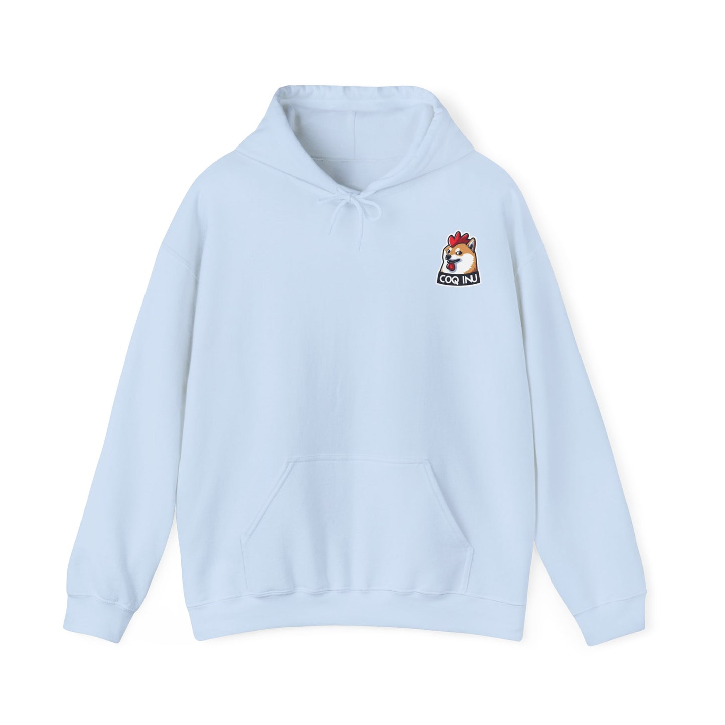 Unisex Heavy Blend™ Hooded Sweatshirt COQ INU with Dog by Nifty