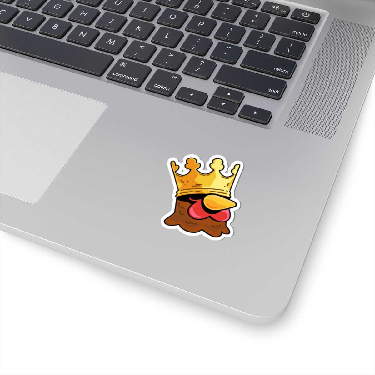 Gravy Fan Art COQ INU Crown Head Sticker (0x420 INU Shop) White Background