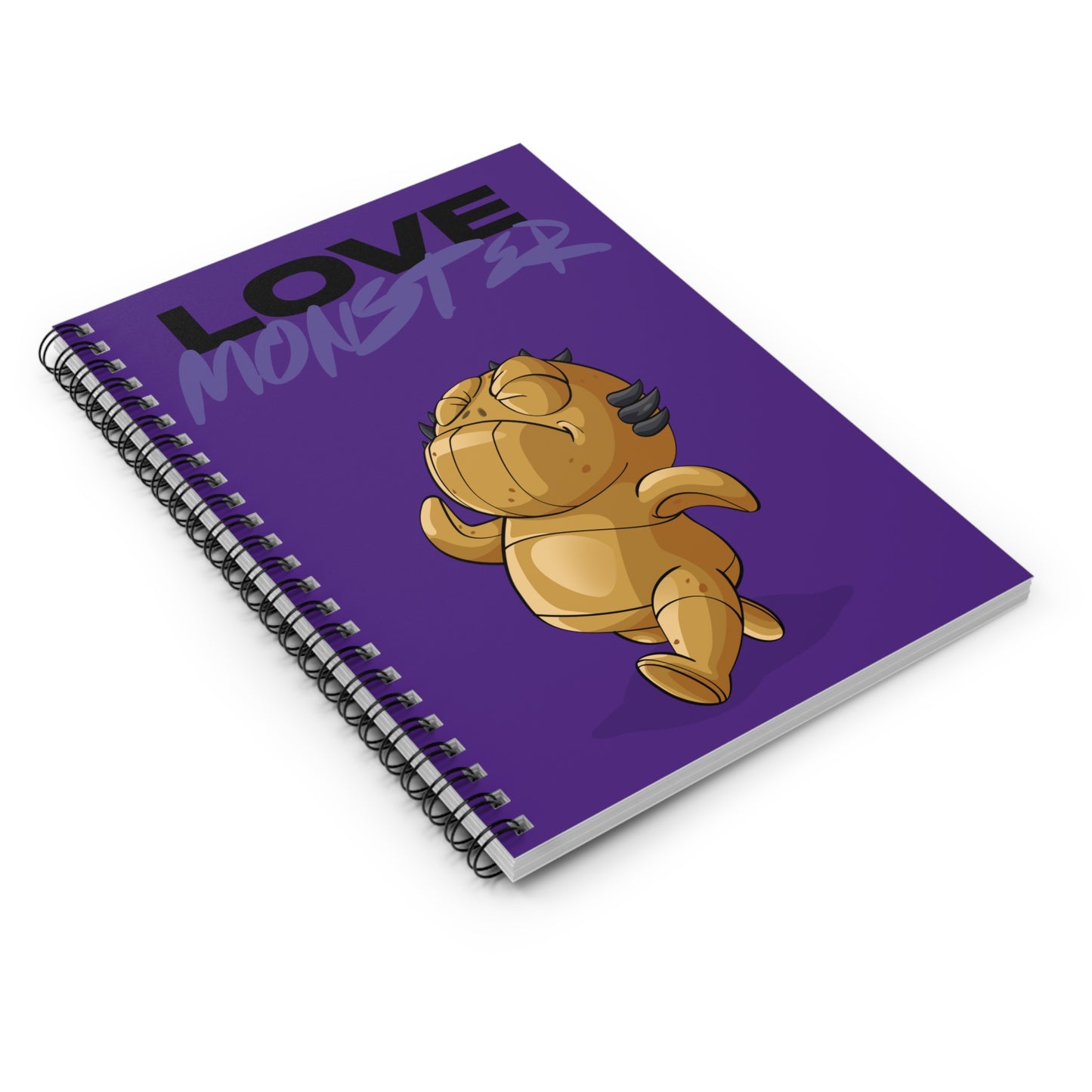 Spiral Notebook - Ruled Line Love Monster Patrick