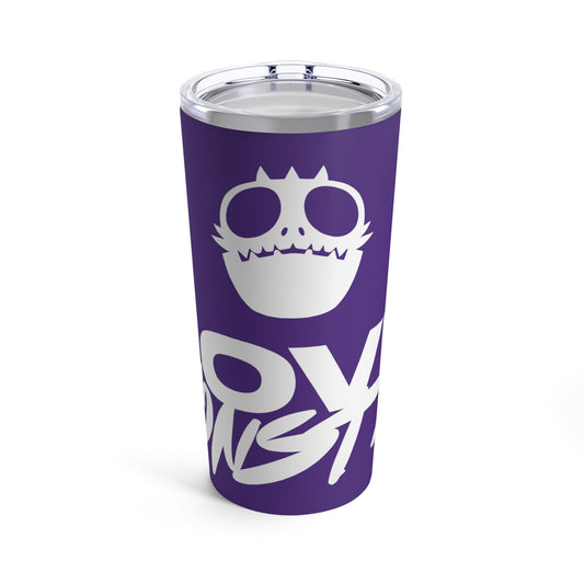 Love Monster Tumbler 20oz COQ White Text & White Monster Logo