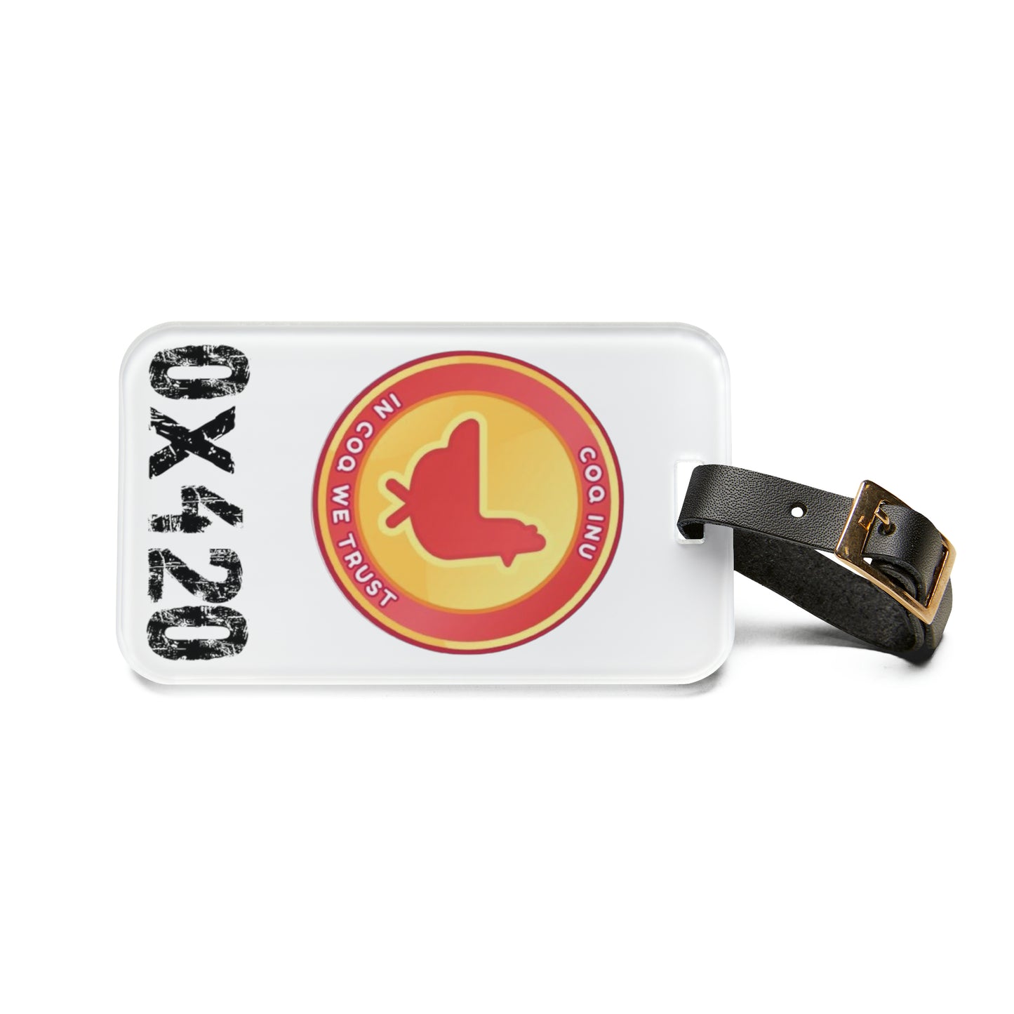 Luggage Tag COQ INU Logo & 0x420 Print