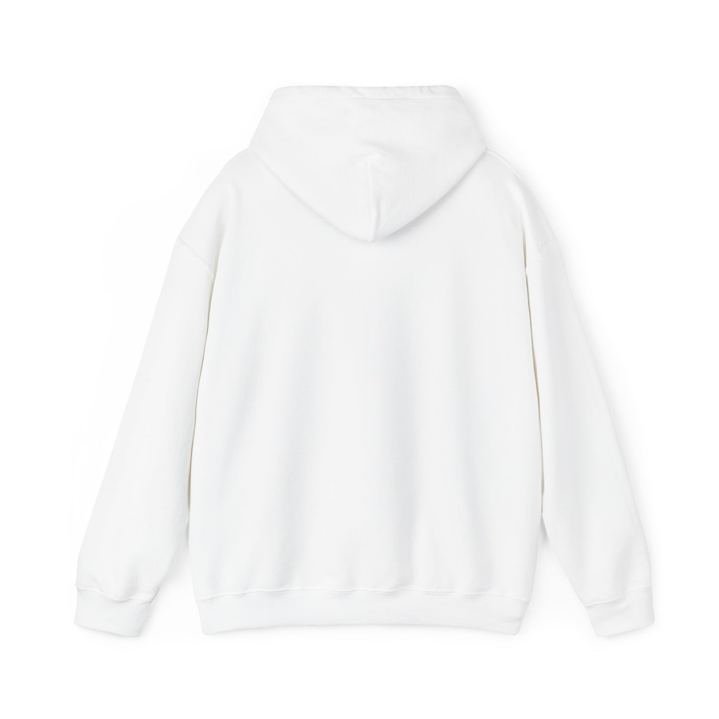 COQ INU Mens Heavy Blend™ Hooded Sweatshirt White Text 0x420 By Nifty