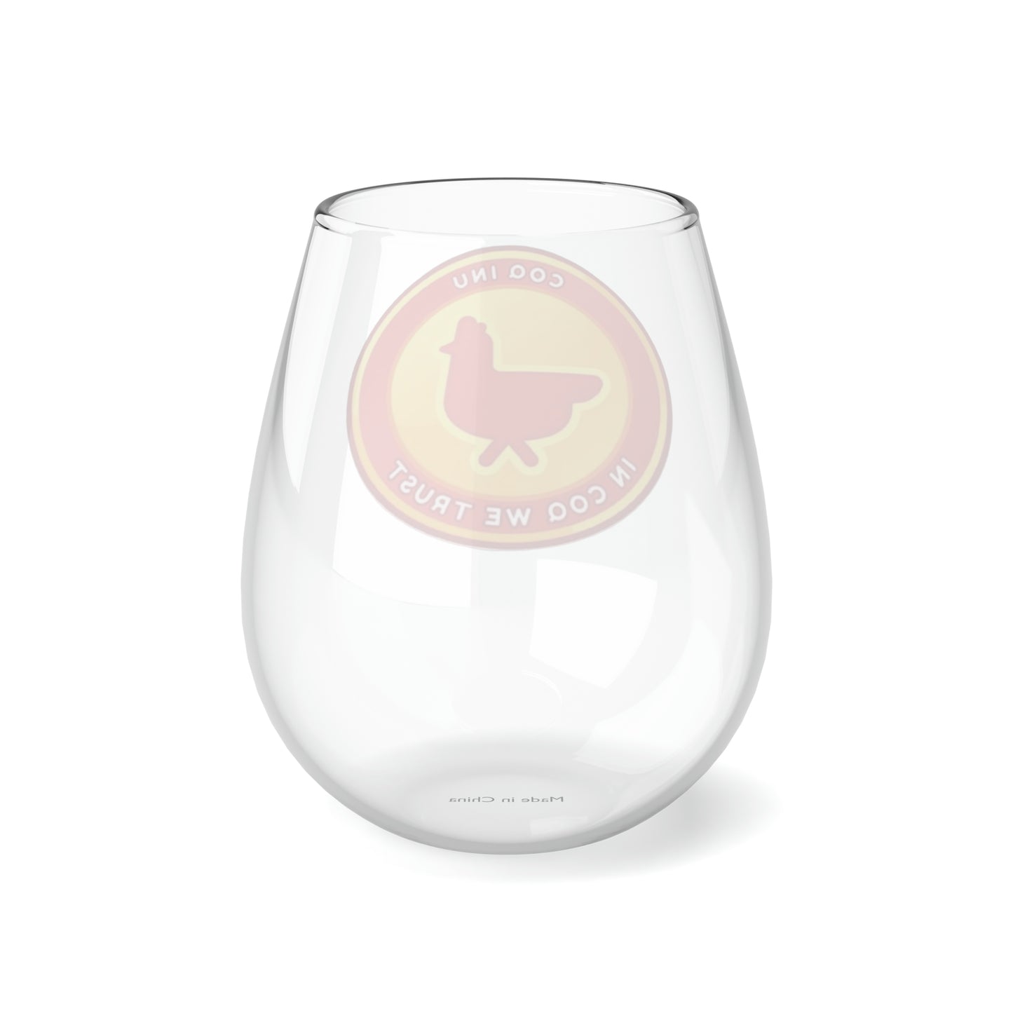 COQ INU Stemless Wine Glass, 11.75oz