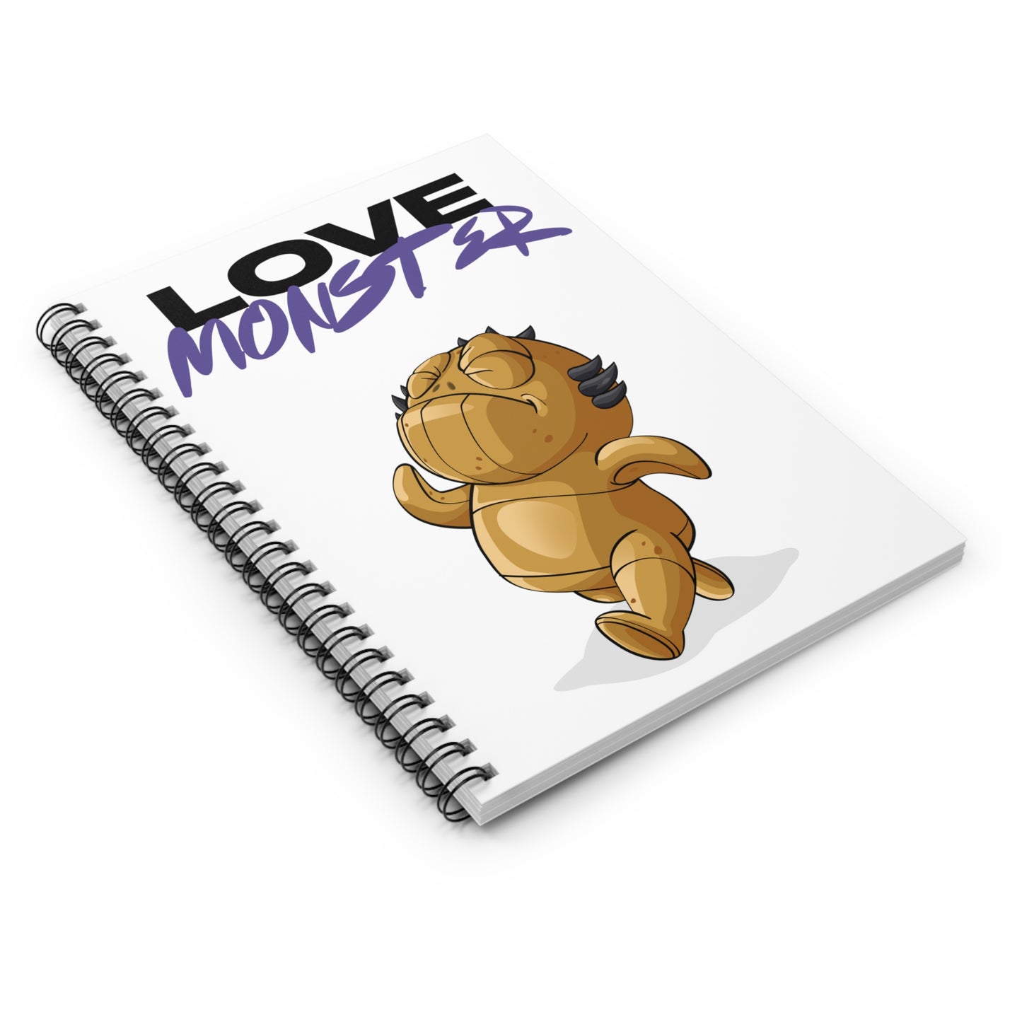 Spiral Notebook - Ruled Line Love Monster Patrick