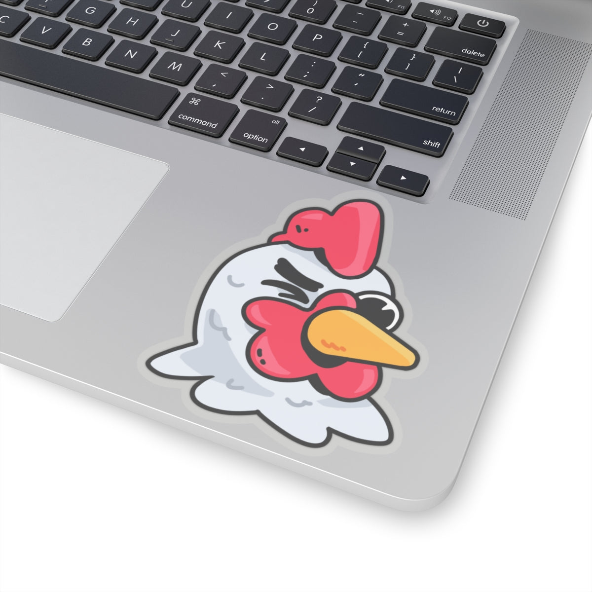 Gravy Fan Art COQ Head Wink Sticker, Funny Chicken (Chikn)