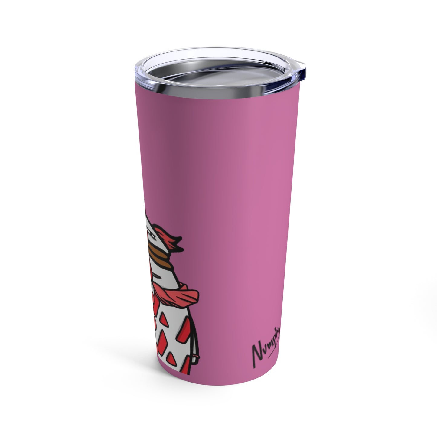 Pepe Portraits Tumbler 20oz COQ INU (0x420 Shop) on Pink Background #Clown by Numpty