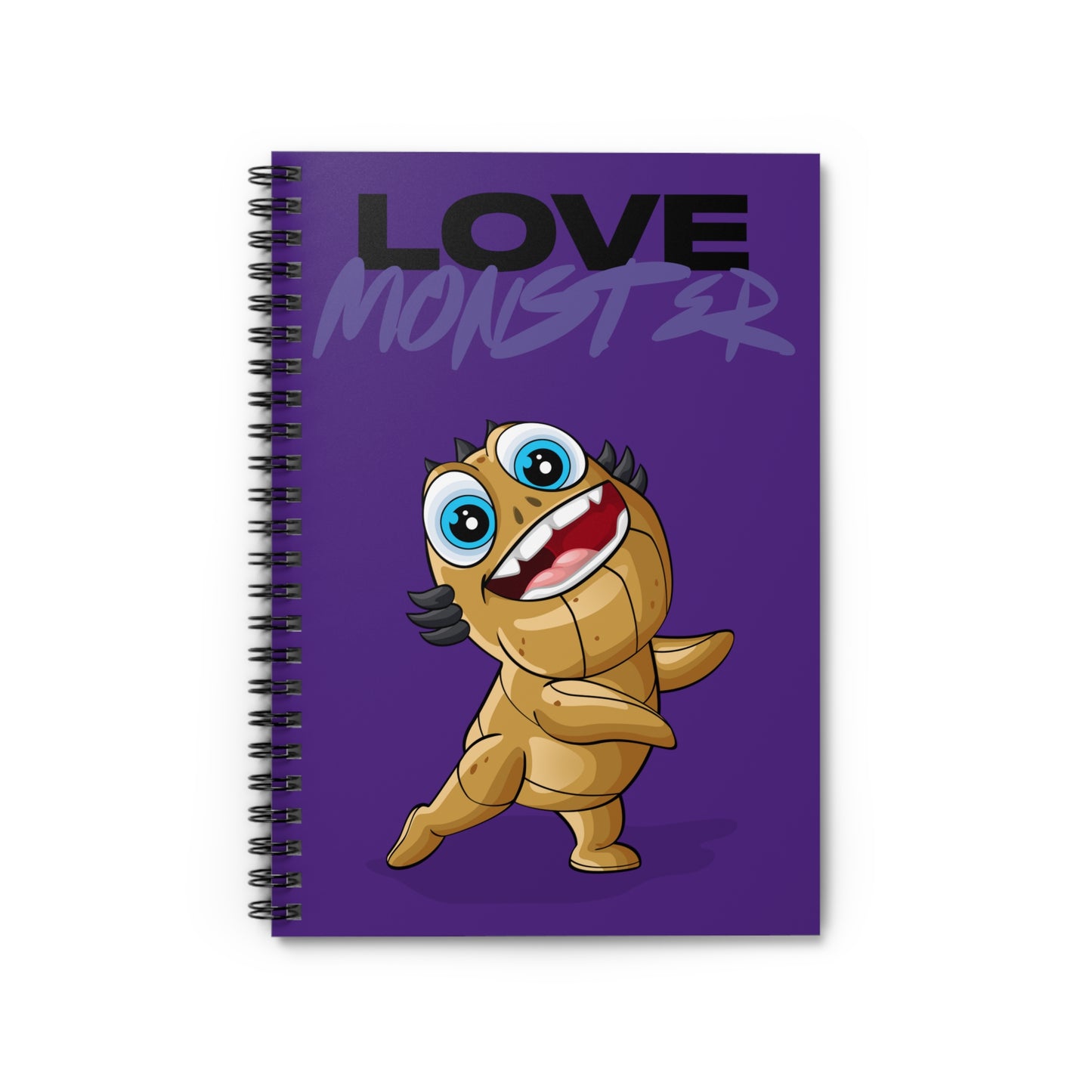 Spiral Notebook - Ruled Line Love Monster Patrick