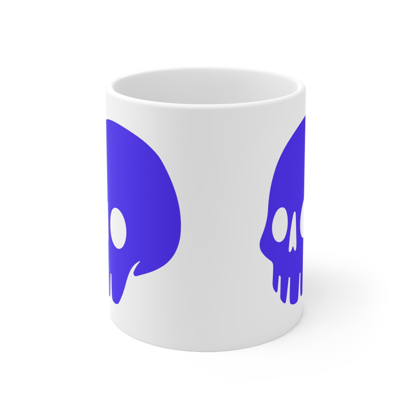 Madskullz Purple Skull Logo Ceramic Mug 11oz