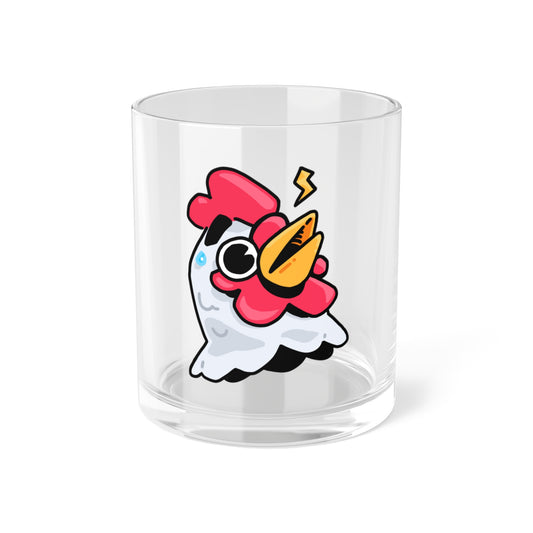 Gravy Fan Art Bar Glass COQ Head Whistle, Funny Chicken (Chikn)