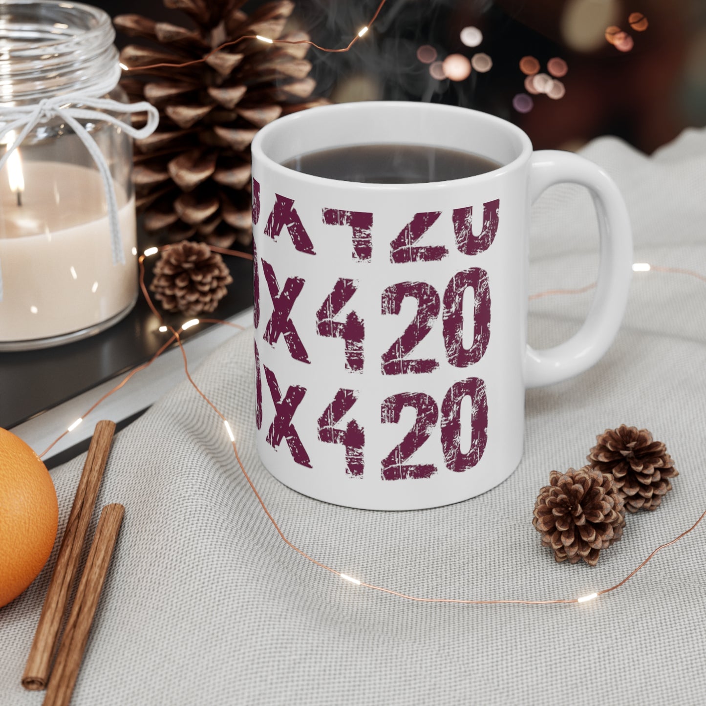 Nifty Fan Art COQ INU Purple Ceramic Mug 11oz