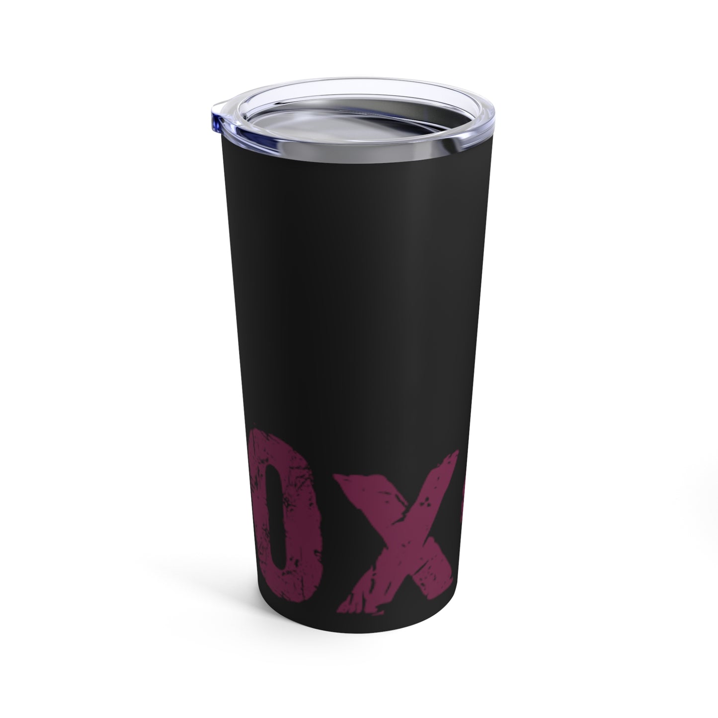 Tumbler 20oz 0x420 COQ INU Purple Text over Black by Nifty